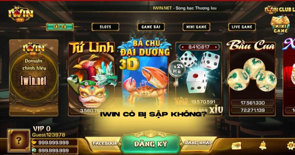 Iwin bị sập