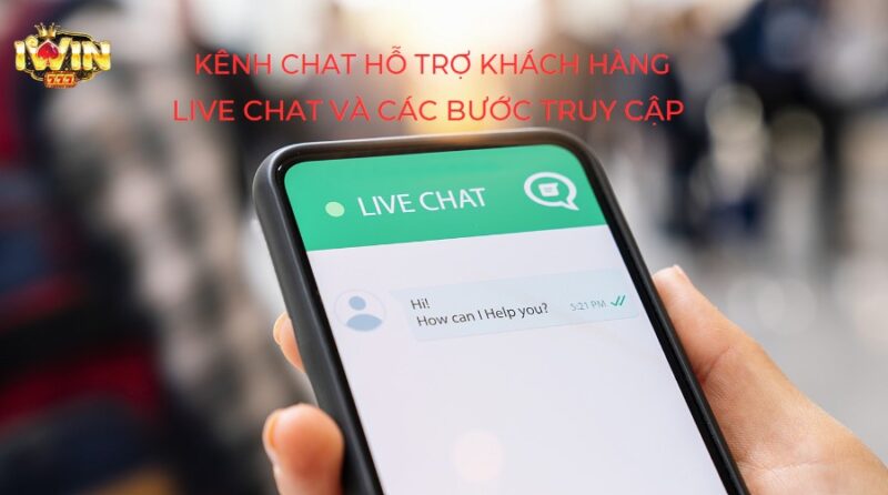 Nhân viên support Iwin qua live chat